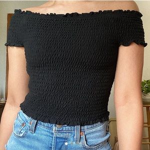 Black Crop Top